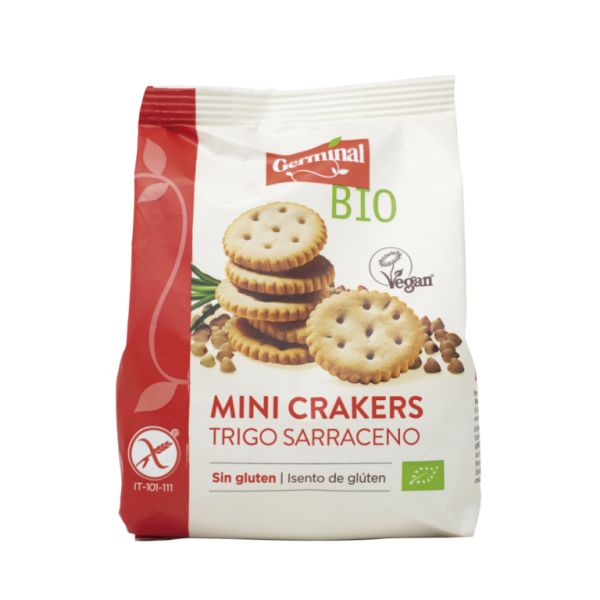 Mini Crackers Biologici Di Grano Saraceno Senza Glutine 100g