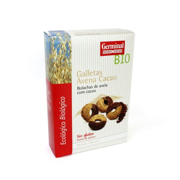 Biscotti di Avena Senza Glutine con Cacao Biologico 250g