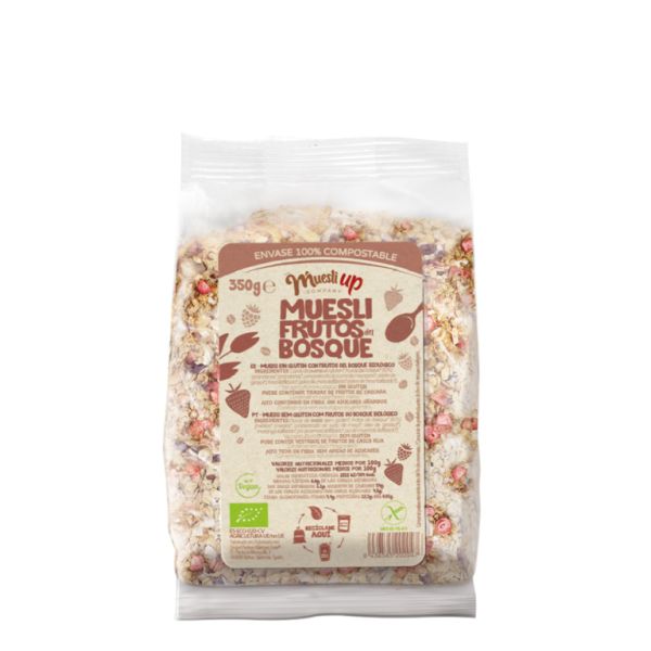 Muesli Bosvruchten Glutenvrij Bio 350g - MUESLI UP