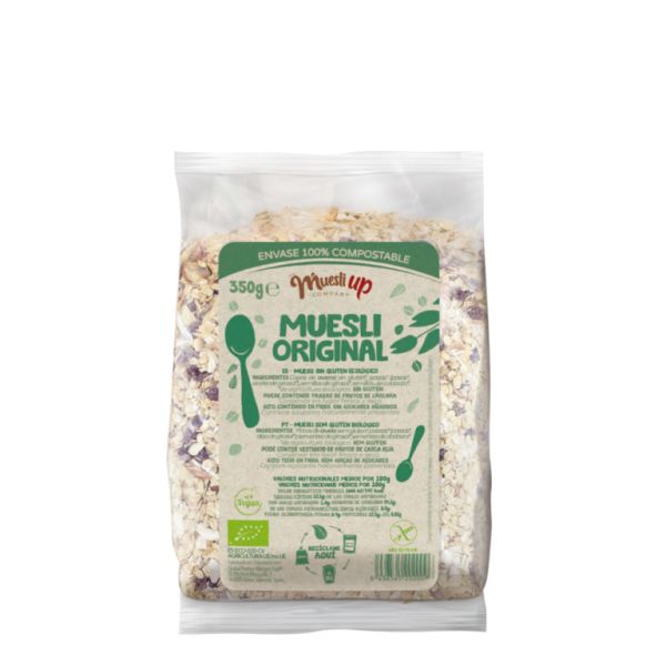 Muesli Original Sem Açúcar Sem Glúten Bio 350g