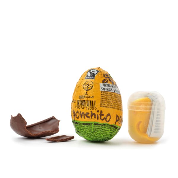 ORGANIC MILK CHOCOLATE EGG PONCHITO 20g