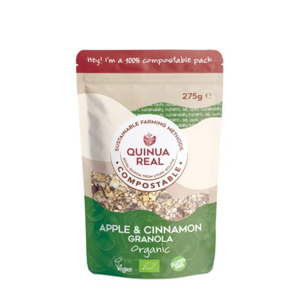 BIO GRANOLA WITH APPLE AND CINNAMON FORMAT 275g