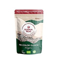 Buy QUINUA REAL Tricolor grain Royal Quinoa. BIO format 500g By 6,65€