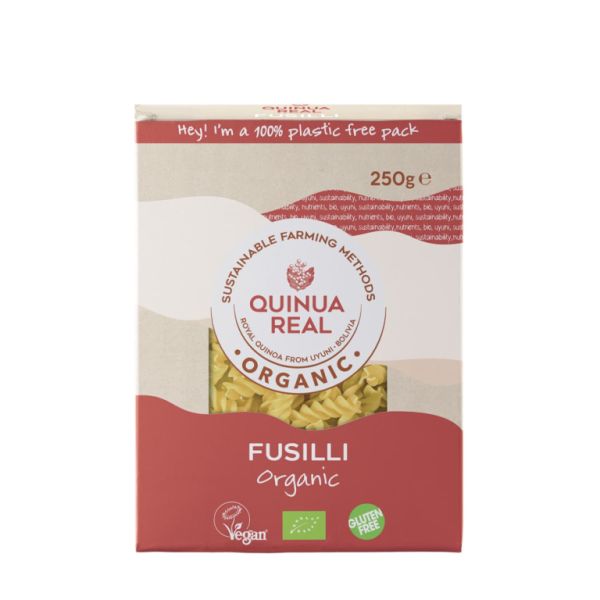 ARROZ E QUINOA FUSILLI 250 gr - QUINUA REAL