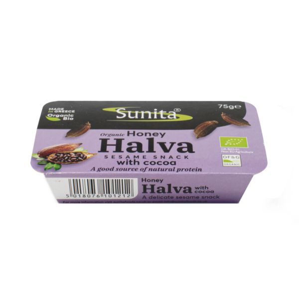 HALVA AMB XOCOLATA NEGRA BIO 75g - SUNITA