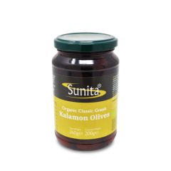 Buy SUNITA KALAMON BIO GREEK OLIVES 360g By 6,10€