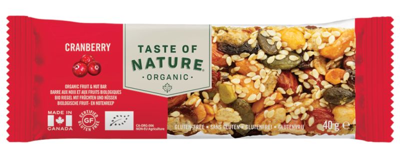 Nuts Bar Mirtilli Rossi Bio 40 g Scatola 16 unità