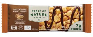 Buy TASTE OF NATURE Organic Choco Caramel Protein Bar 40 g Box 16 Units By 30,40€