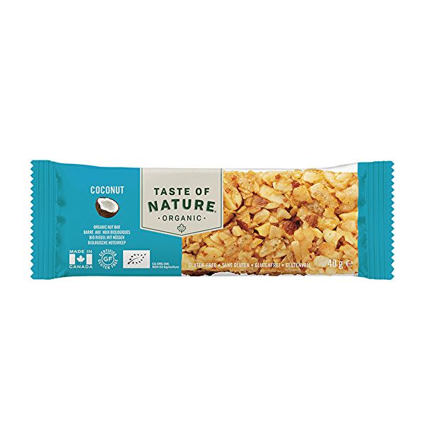 Organic Nuts Bar with Coconut 40 g Box 16