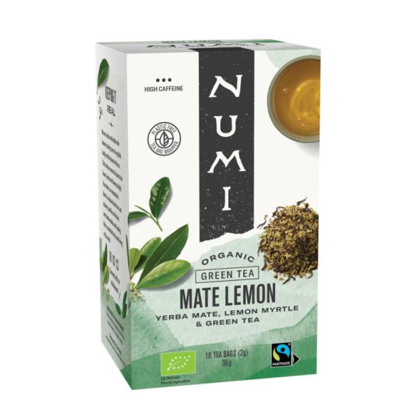 CHÁ VERDE COM MATERA E MIRTO DE LIMÃO 18 Unidades BIO 36g