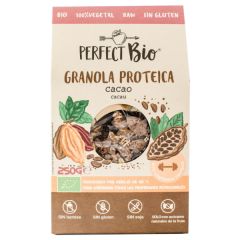 Buy PERFECT BIO ORGANIC COCOA PROTEIN GRANOLA 250g By 6,30€