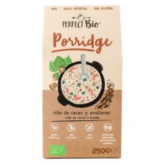 Buy PERFECT BIO PORRIDGE NIBS ORGANIC COCOA AND HAZELNUTS 250g By 4,55€