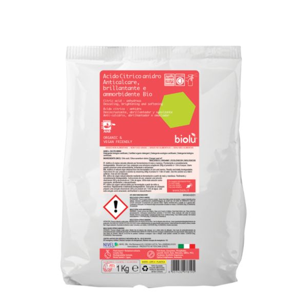 Àcid Cítric BIO 1 Kg - BIOLU