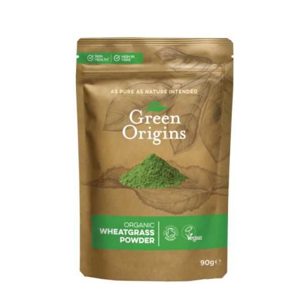 Pó de Grama de Trigo Verde Orgânico 90g