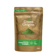 Buy GREEN ORIGINS Organic Green Wheat Grass Powder 90g By 5,80€