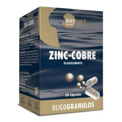 Comprar WAY DIET OLIGOGRÂNULO DE ZINCO-COBRE 50 Cápsulas Por 15,85€