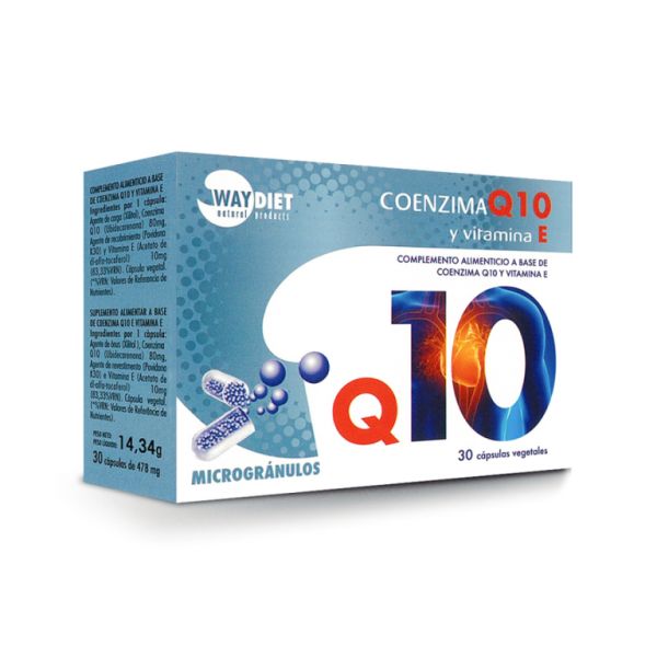 Co-enzym Q10 en vitamine E 30 capsules - WAY DIET