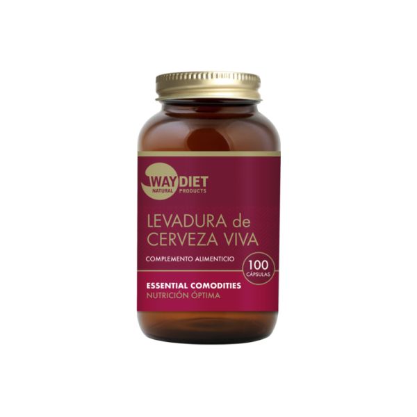 Levadura de Cerveza Viva 100 Cápsulas - WAY DIET