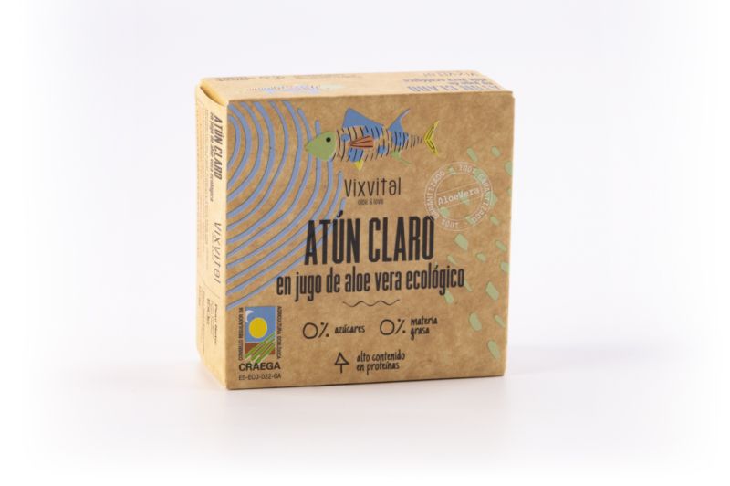 Atún Claro en jugo Aloe Vera 150 g Eco - VIXVITAL