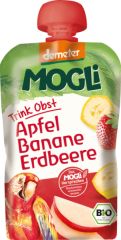 Buy MOGLI Apple Banana and Strawberry Smoothie 120 g From From 1,73€