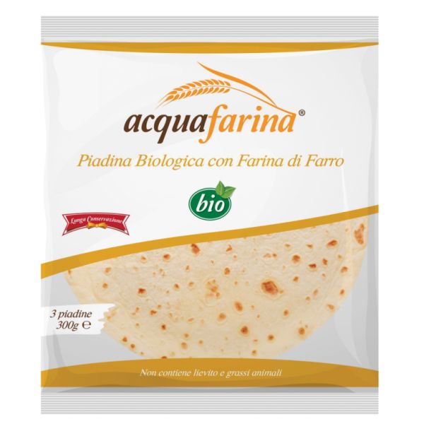 Biologische speltpiadina 3 stuks 300 gram