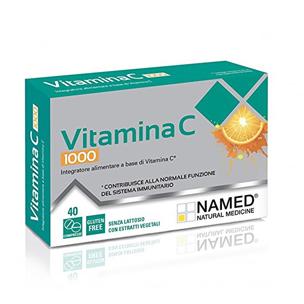 Vitamin C 1000 mg 40 Tablets - NAMED