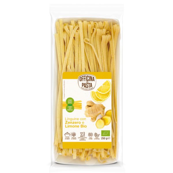 BIO LINGUINE AU GINGEMBRE ET CITRON 250g