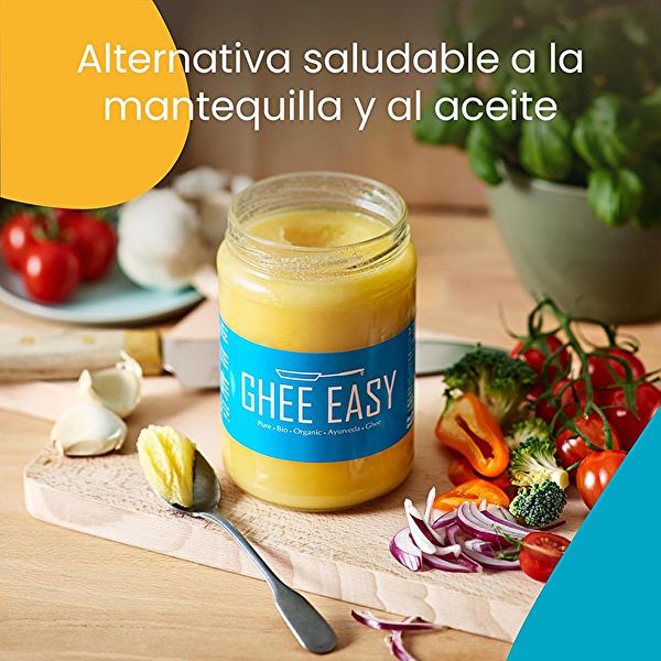 Ghee Easy Bote Bio 500 g. El rico sabor de la mantequilla. Img 3