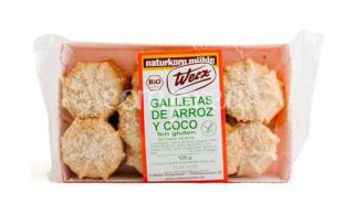 Buy WERZ ORGANIC RICE AND COCONUT COOKIES 125 g From From 4,51€