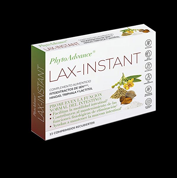 Lax Instant 15 Coated Tablets - PHYTOADVAN