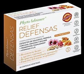 Comprar PHYTOADVAN Relief Defensas 30 Cápsulas vegetales Por 12,80€