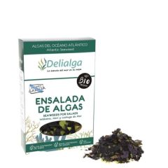 Comprar DELIALGA Ensalada de Algas Wakame Nori y Lechuga de Mar BIO Por 3,45€