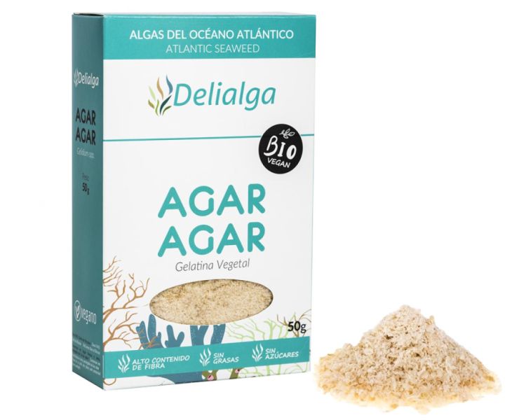 Agar Agar Gelidium BIO 50 g - DELIALGA