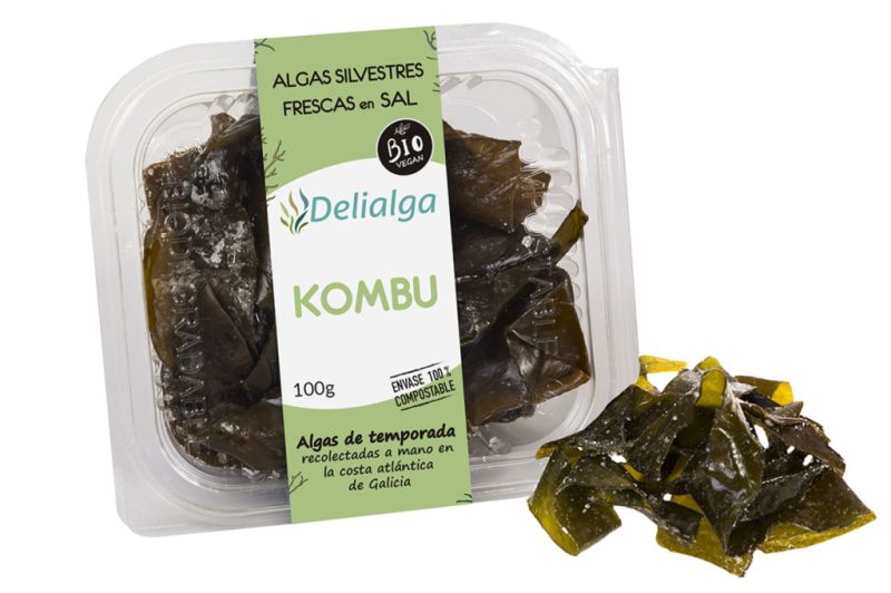 Alga fresca Kombu BIO 100 g - DELIALGA