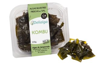 Buy DELIALGA Fresh Kombu Seaweed BIO 100 g By 2,87€