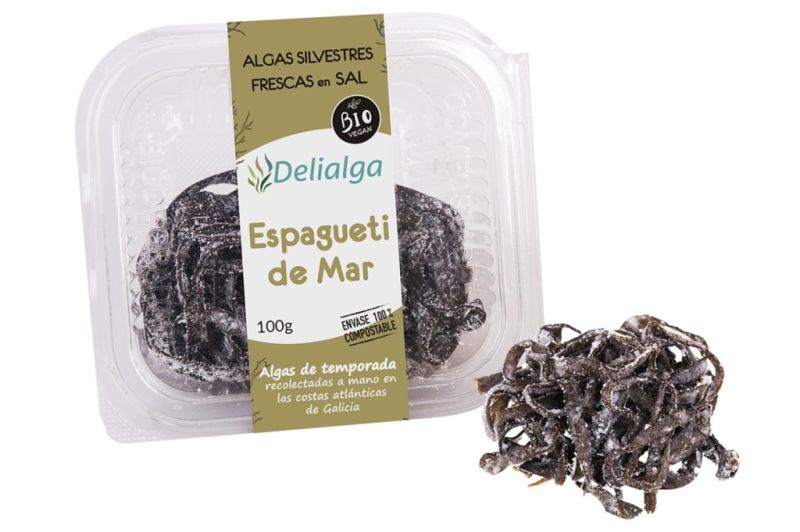 Alga Espagueti de Mar Fresc BIO 100 g - DELIALGA