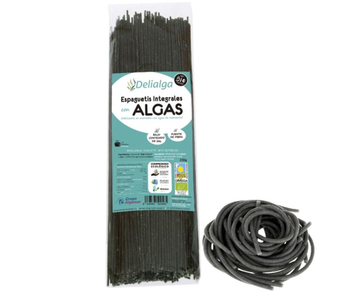 Espaguetis Integrales con Algas BIO 250 g