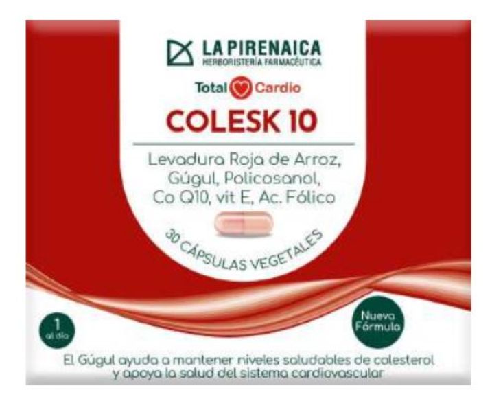 TOTAAL CARDIO COLESK10 30 Caps - PIRENAICA