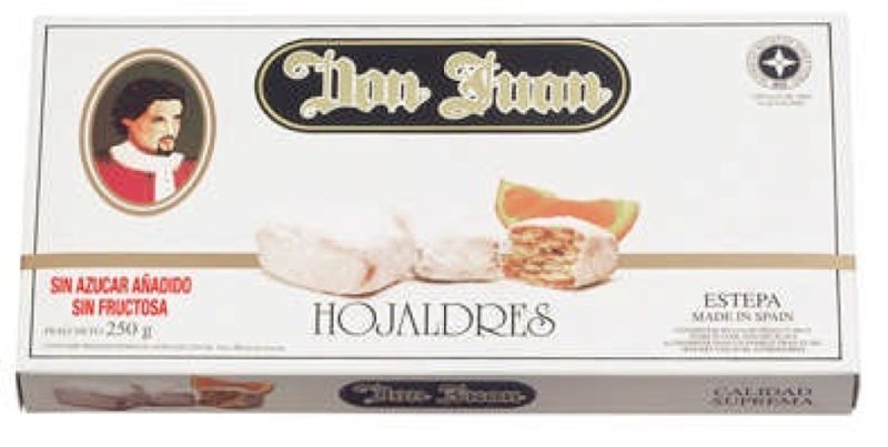 Hojaldres sin azúcar 250 gr - DON JUAN