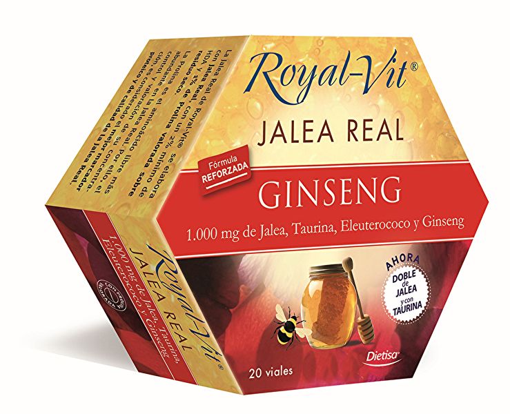 Royal Vit Ginseng amb Taurina 20 Vials - DIELISA