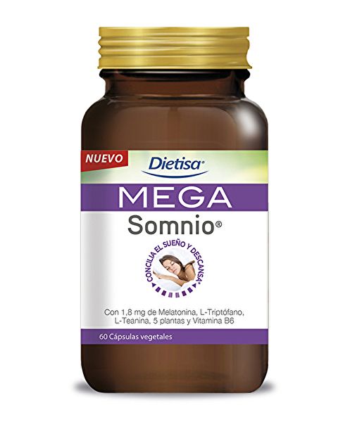 Mega Somni 60 cápsulas vegetais - DIELISA