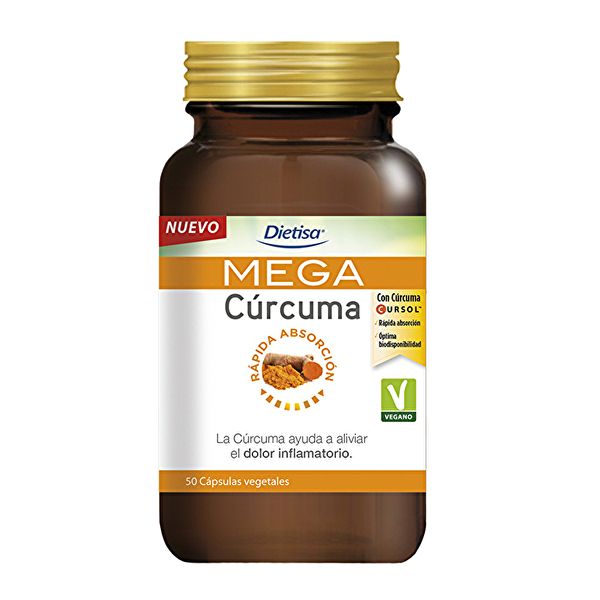 Mega Turmeric 50 Capsules - DIELISA