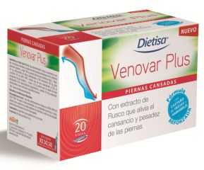 Buy DIELISA Venovar Plus 20 Vials By 27,76€