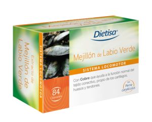 Comprar DIELISA MEXILHÕES DE LÁBIO VERDE 84 cápsulas Por 25,95€