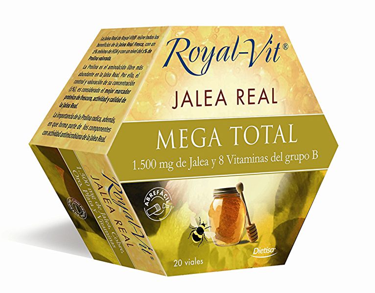 Royal Vit Mega Totaal 1500 mg 20 injectieflacons