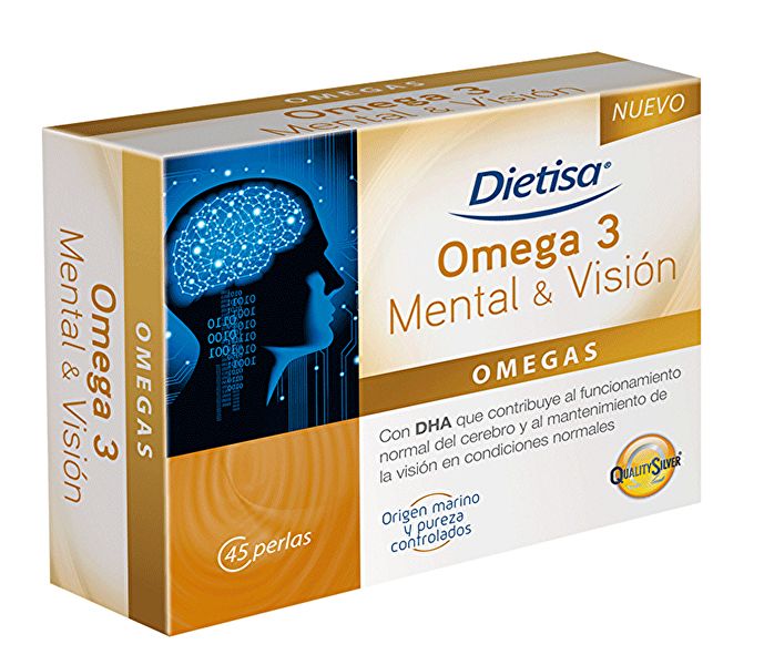 Omega 3 Mentaal en Visie 45 Parels - DIELISA