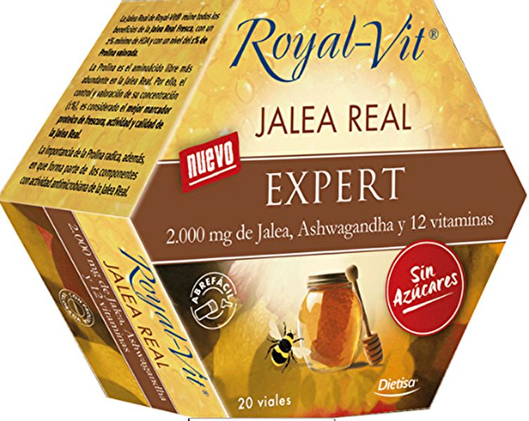 Royal Vit Expert Sans Sucre 20 Ampoules - DIELISA