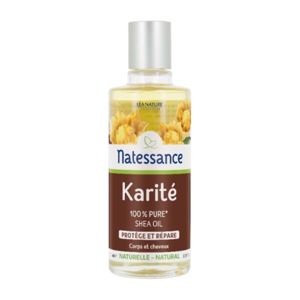 Aceite de Karité Natural Puro 100 ml - NATESSANCE