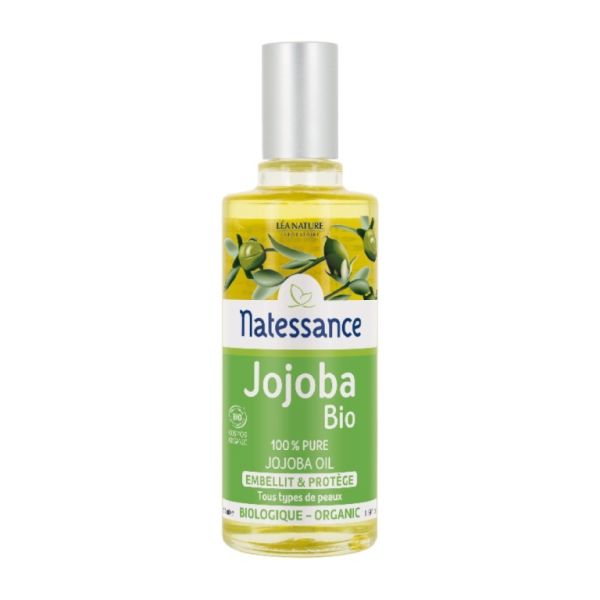 Pure Organic Jojoba Oil 50 ml - NATESSANCE