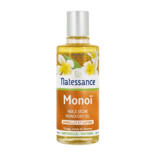 Monoï Huile Sèche Naturelle 100 ml - NATESSANCE